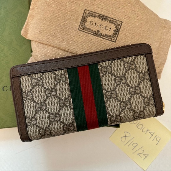 Gucci Ophidia GG Zip Around Wallet - Picture 13 of 16